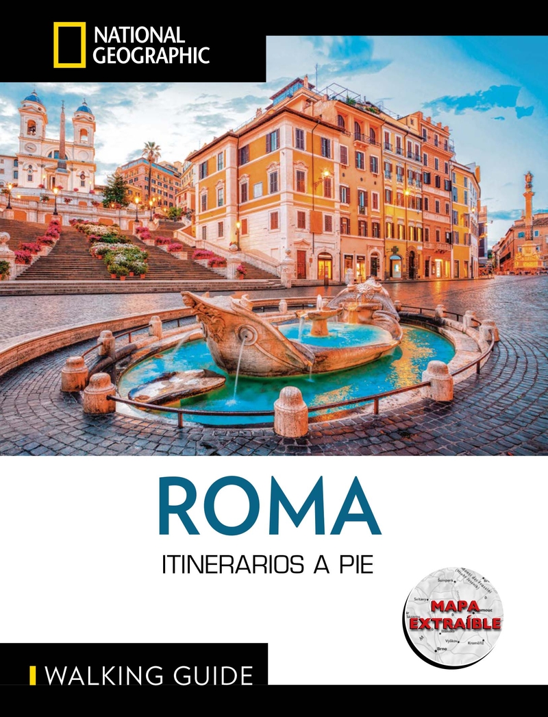 Roma - Gua National Geographic Itinerarios a pie: portada