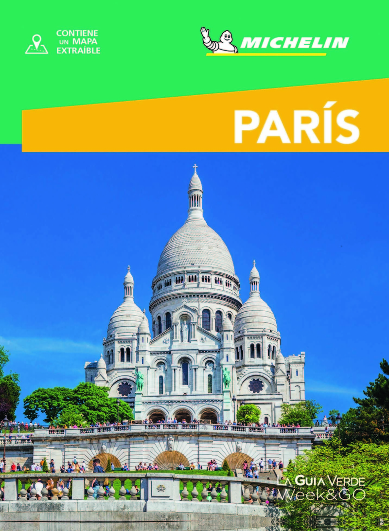 París  - La Guia Verde Week&Go (con Mapa extraíble): portada
