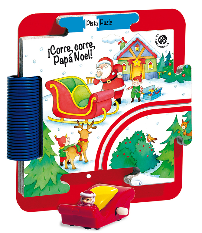 ¡Corre, corre Papa Noel!: portada