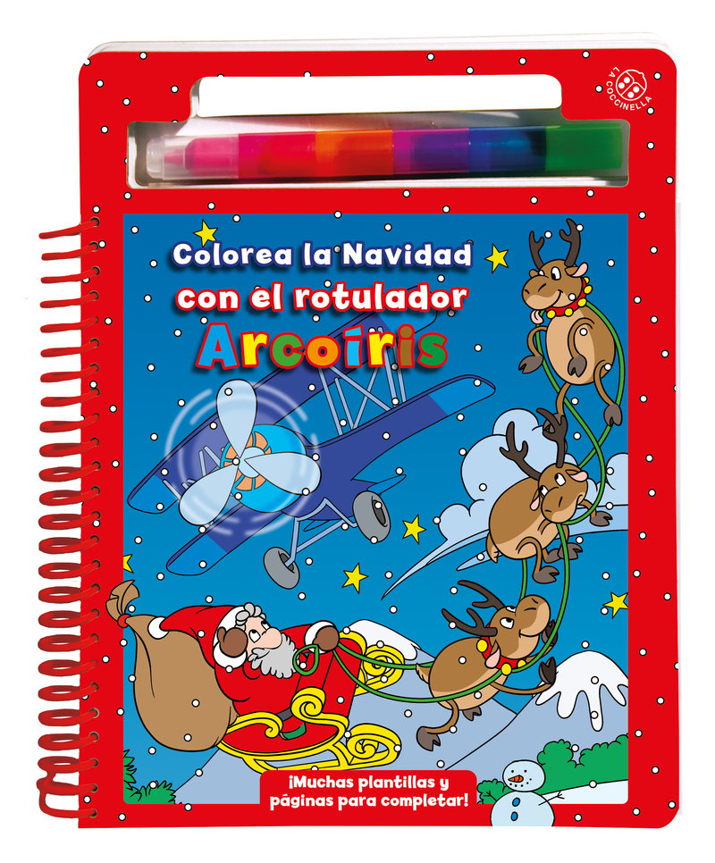 Colorea la navidad: portada