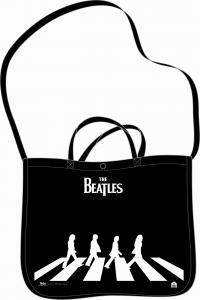 BOLSA THE BEATLES SHOPPER CON TRACCOLLA - NEGRO: portada