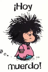 CUADERNO MAFALDA HOY MUERDO - GRANDE 3ªED: portada