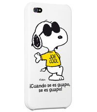 CARCASA IPHONE 5 - 5S SNOOPY CUANDO SE ES GUAPO SE ES GUAPO: portada