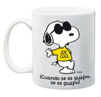 TAZA PEANUTS SNOOPY CUANDO SE ES GUAPO SE ES GUAPO: portada