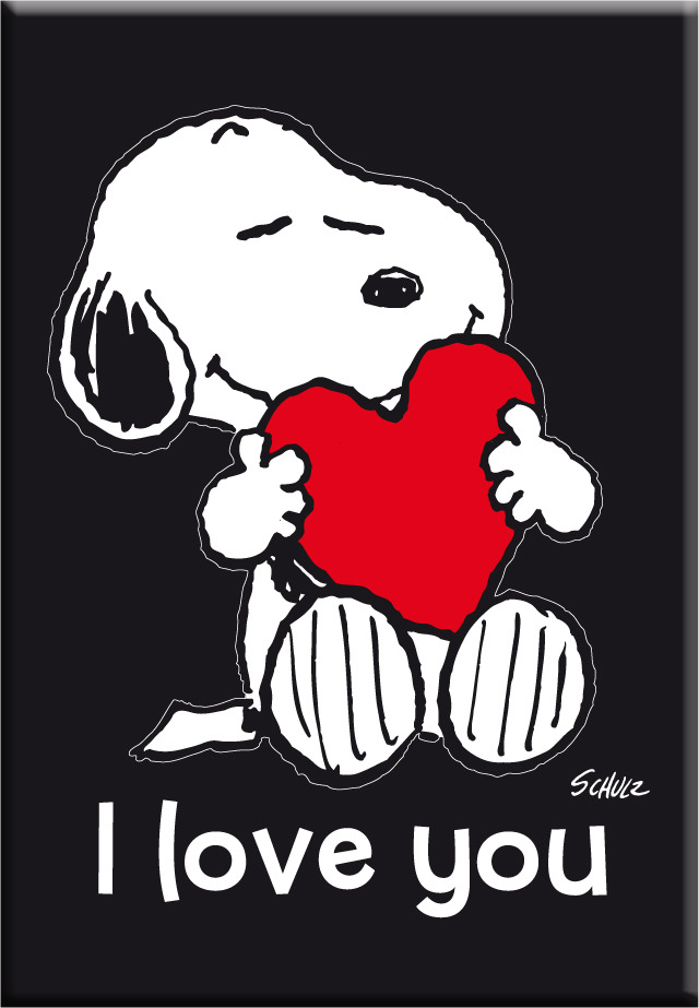 IMÁN SNOOPY I LOVE YOU: portada
