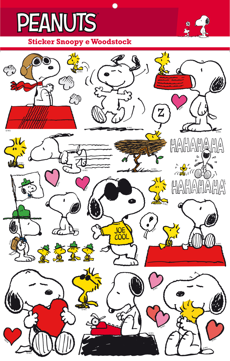 MAXI PEGATINAS SNOOPY: portada