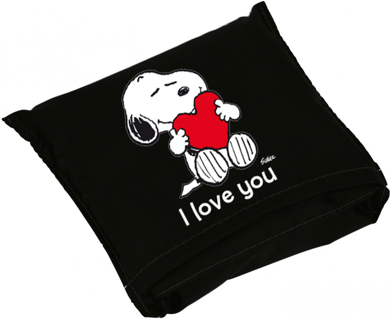 BOLSA PLEGABLE SNOOPY I LOVE YOU: portada