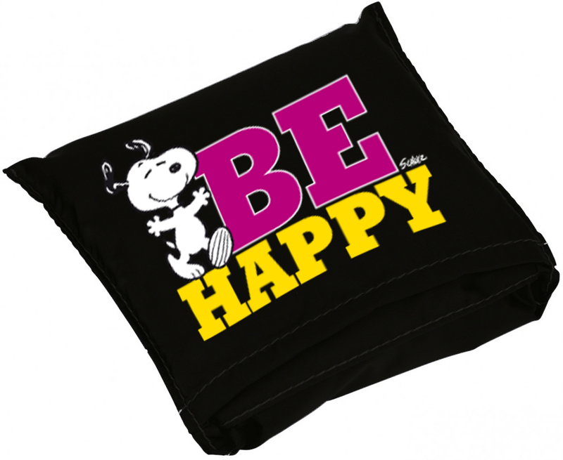 BOLSA PLEGABLE SNOOPY BE HAPPY: portada