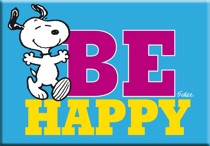 IMÁN SNOOPY BE HAPPY - PACK 6: portada