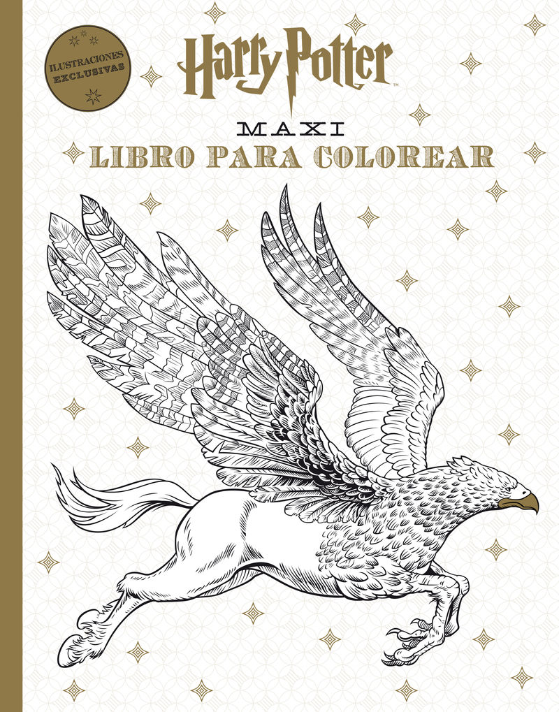 Harry Potter Maxi libro para colorear: portada