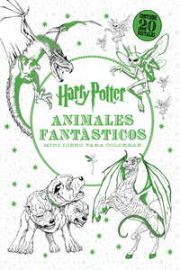 Harry Potter-Animales fantásticos Mini libro para colorear: portada