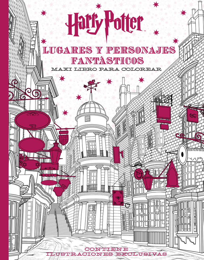 Harry Potter Lugares y personajes fantásticos Maxi libro par: portada