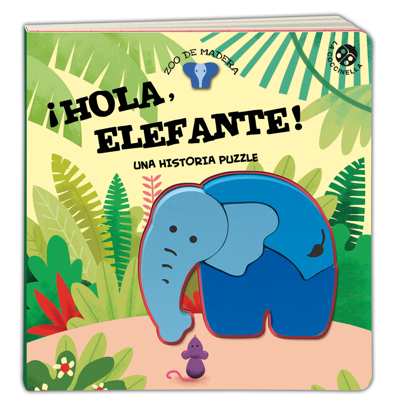 ¡Hola, Elefante! Una historia con puzzle: portada
