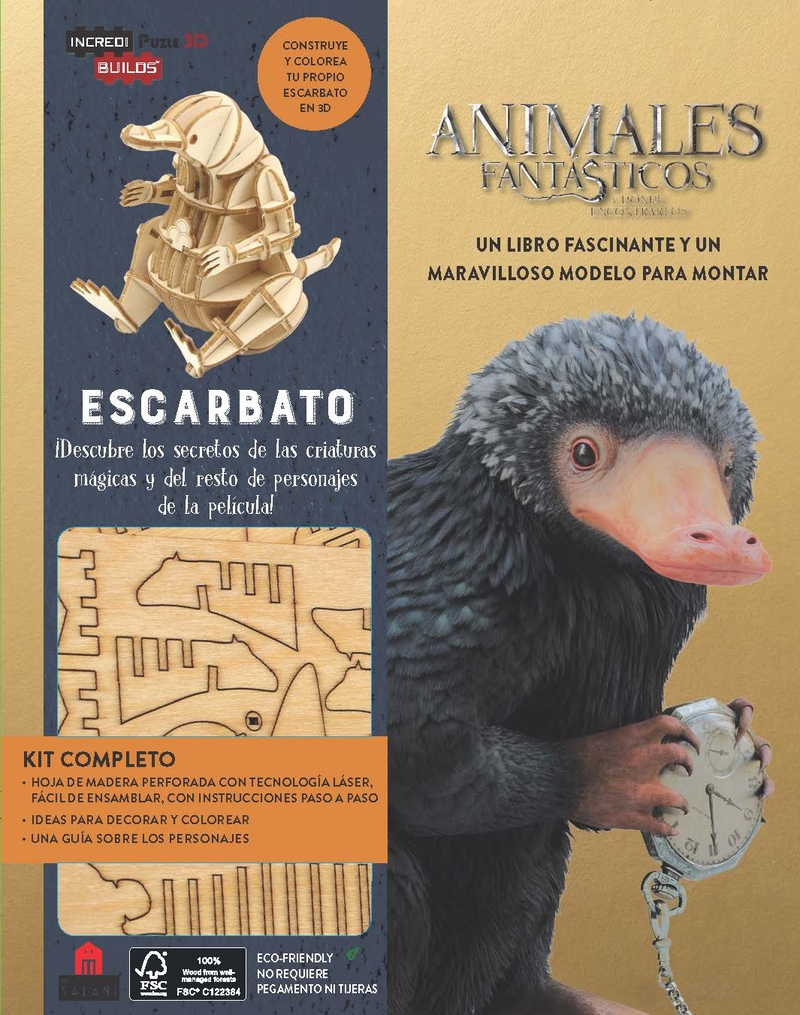 Incredibuilds Animales fantásticos Escarbato: portada