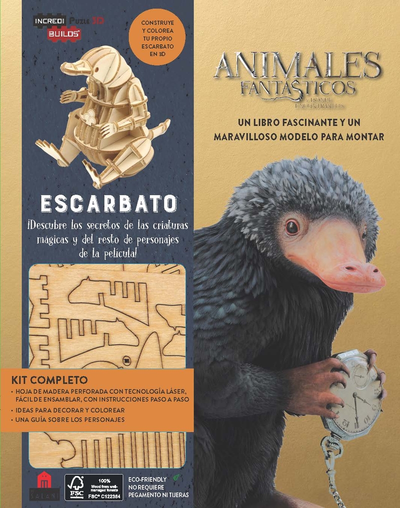 Incredibuilds Animales fantsticos Escarbato: portada