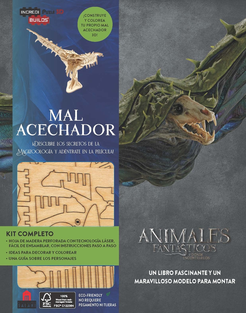 Incredibuilds Animales fantásticos Mal acechador: portada
