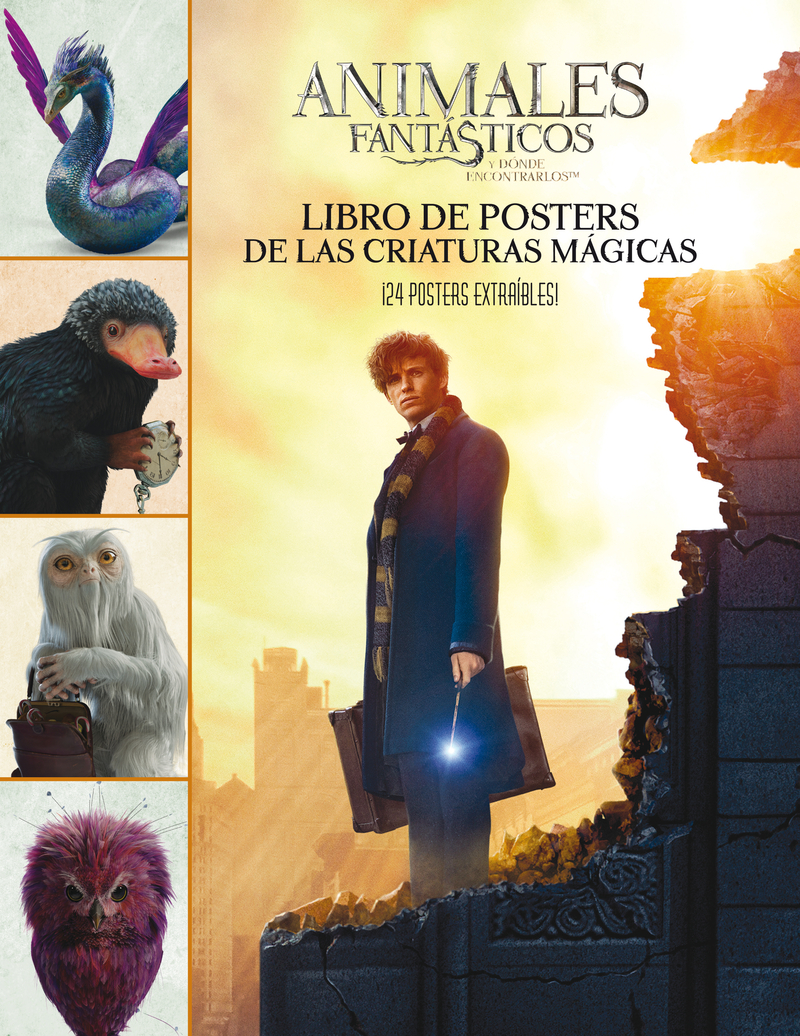 Animales fantásticos Libro de posters: portada