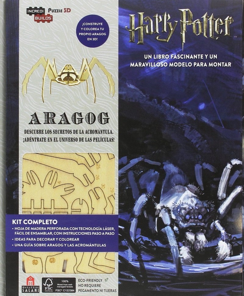 Incredibuilds Harry Potter Aragog: portada