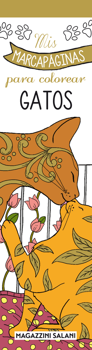 Mis marcapáginas para colorear. Gatos: portada