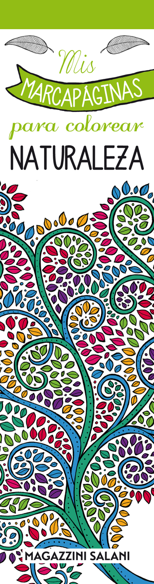 Mis marcapáginas para colorear. Naturaleza: portada