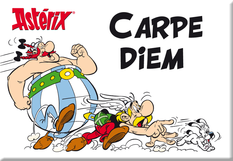 Imán Astérix. Carpe diem: portada