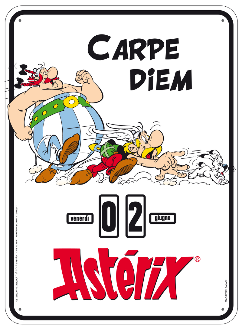 Calendario perpetuo Astérix. Carpe diem: portada
