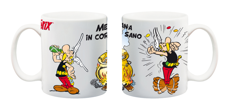 Taza Astérix. Mens sana in corpore sano: portada
