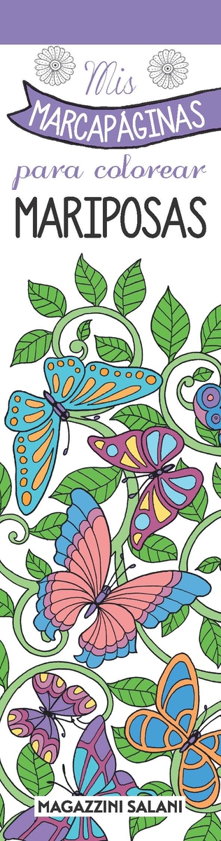 Mis marcapáginas para colorear. Mariposas: portada