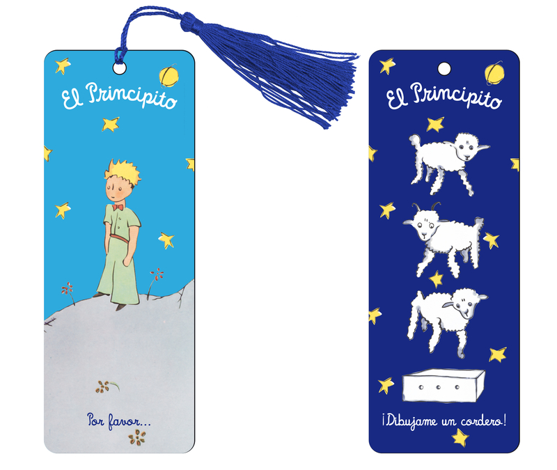 Marcapáginas 3D El Principito (azul): portada