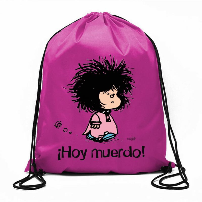 Bolsa de cuerdas Mafalda Hoy muerdo!: portada