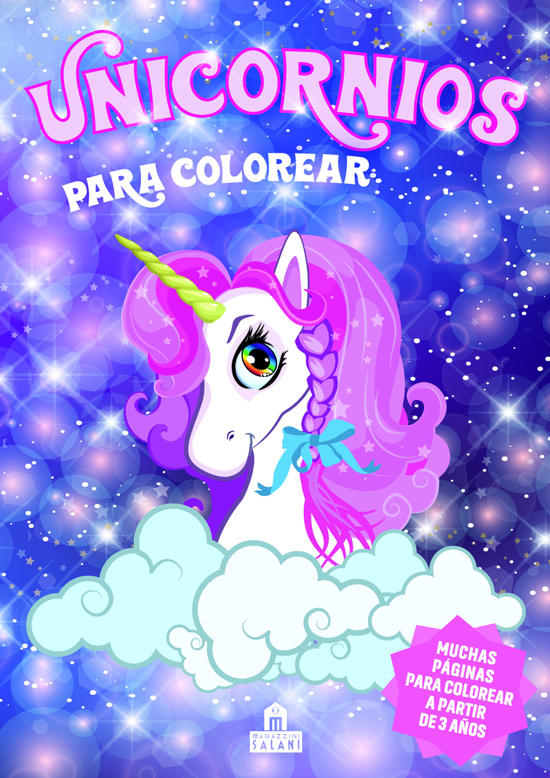 Unicornios para colorear (2ªED): portada