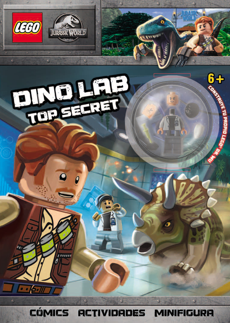 LEGO® Jurassic World. Dino lab top secret: portada