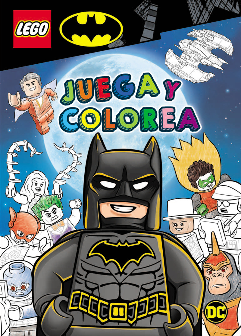 LEGO Batman. Juega y colorea: portada