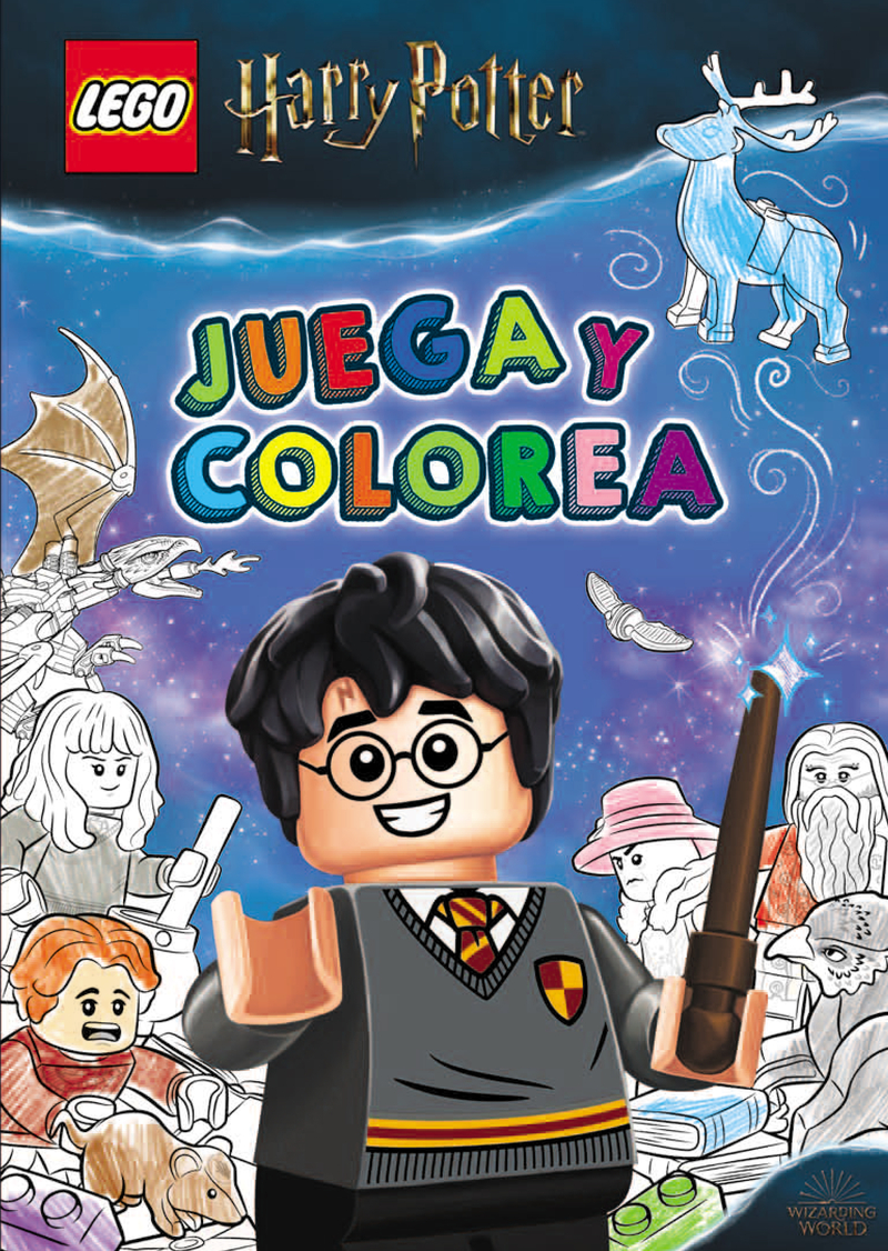 LEGO. Harry Potter. Juega y colorea: portada