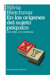 EN LOS ORíGENES DEL SUJETO PSíQUICO: portada