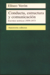 CONDUCTA, ESTRUCTURA Y COMUNICACIN: portada