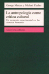 LA ANTROPOLOGíA COMO CRíTICA CULTURAL: portada
