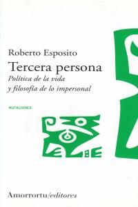 TERCERA PERSONA: portada