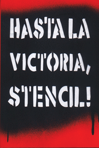 HASTA LA VICTORIA STENCIL: portada