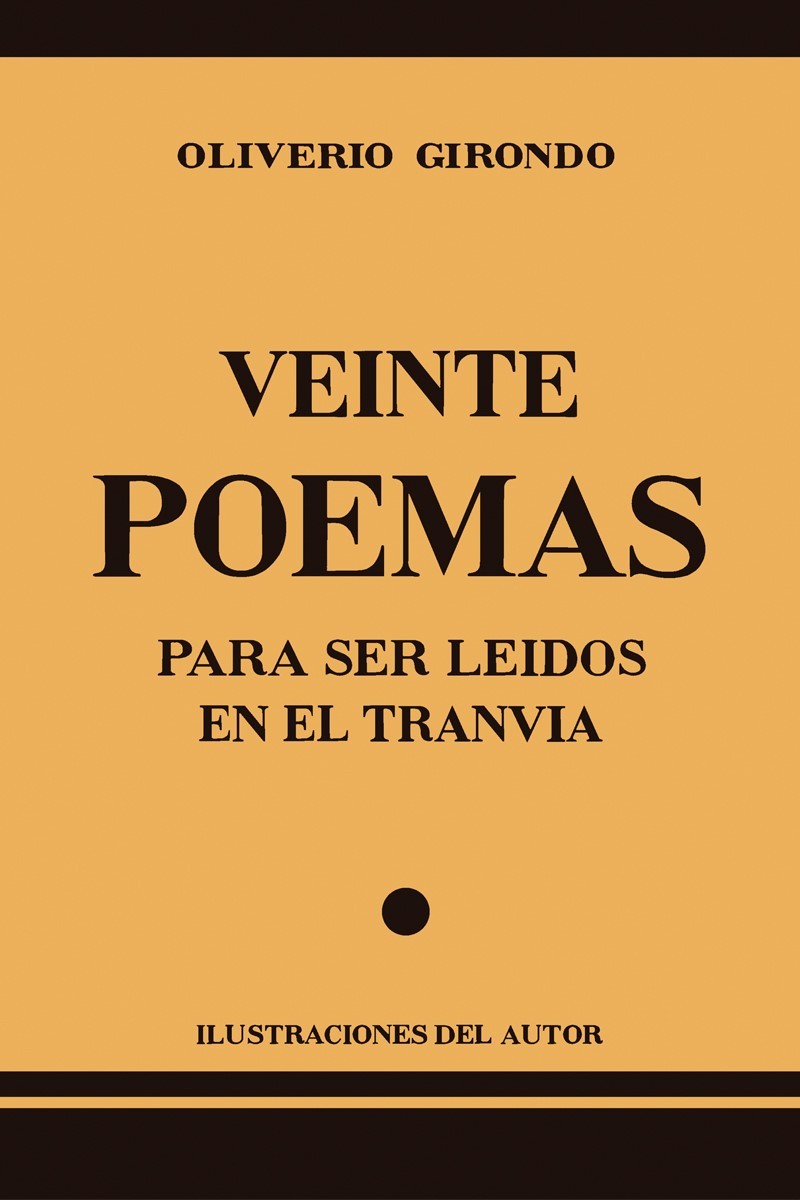 Veinte poemas para ser ledos en el tranva: portada