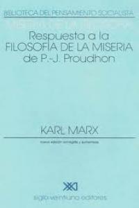 MISERIA DE LA FILOSOFIA: portada