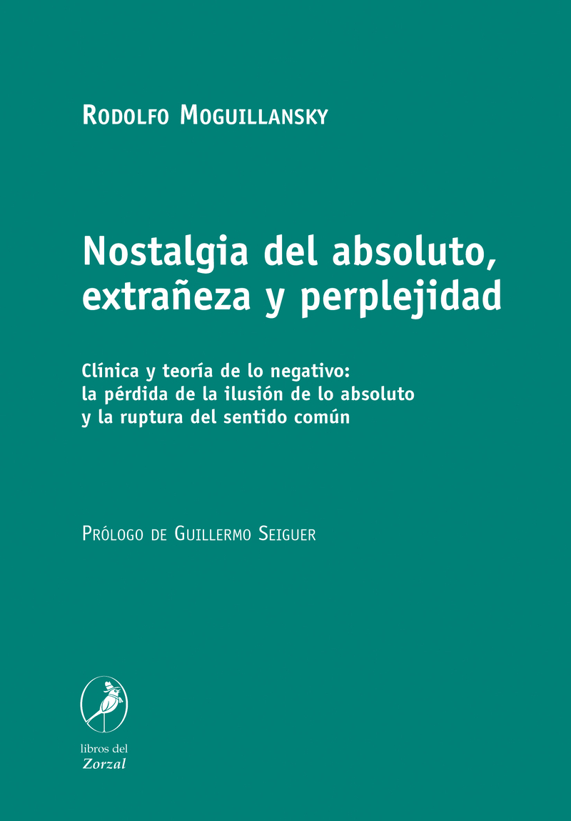 Nostalgia del absoluto, extrañeza y perplejidad: portada