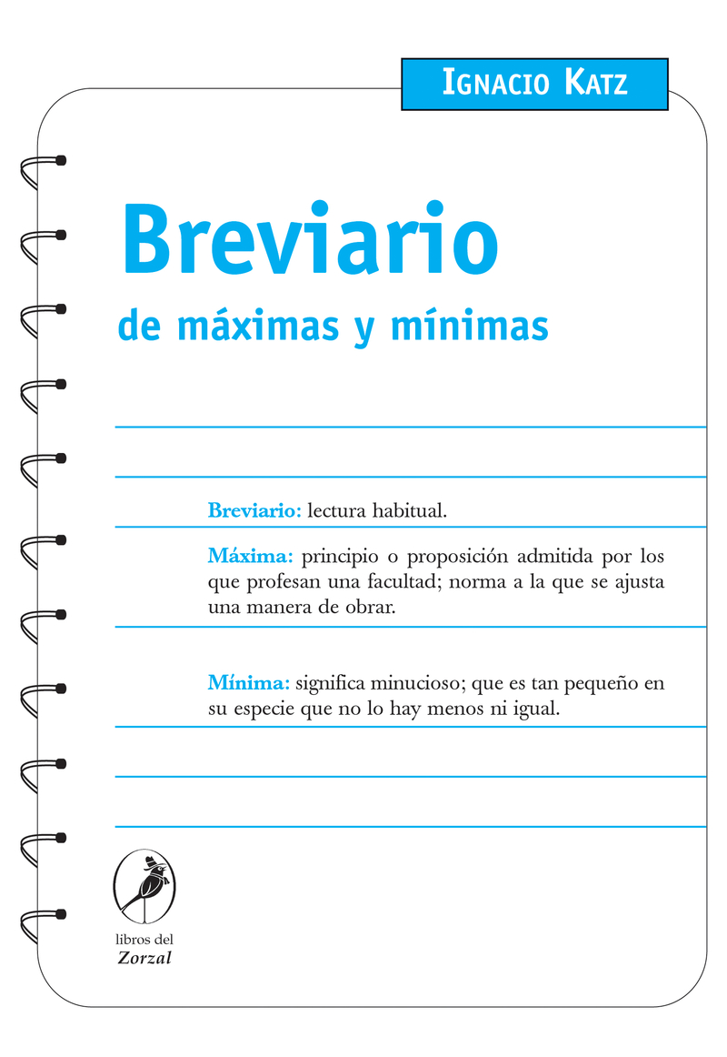 Breviario de máximas y mínimas: portada