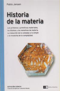 HISTORIA DE LA MATERIA: portada