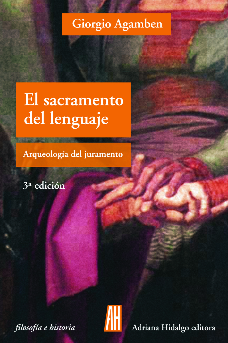 El sacramento del lenguaje: portada