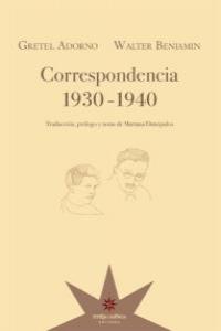 Correspondencia 1930-1940: portada