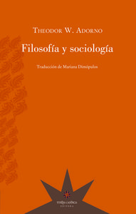 Filosofía y sociología: portada