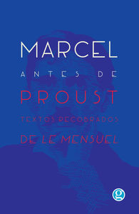 Marcel antes de Proust: portada