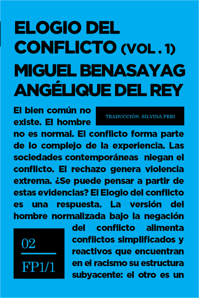 ELOGIO DEL CONFLICTO  (2 volúmenes): portada