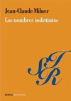 NOMBRES INDISTINTOS, LOS: portada